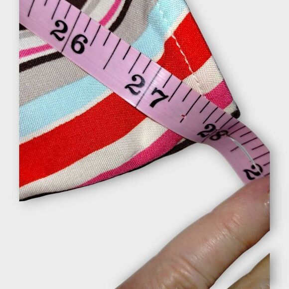 Torrid Sundress Sz 4 / 26 Multicolor Striped Sleeveless High Low Pockets‎ Beachy - Picture 10 of 11